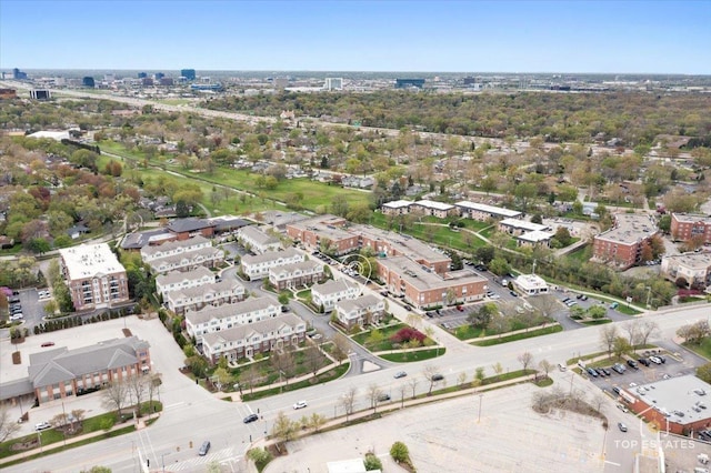 aerial view of property and surrounding area