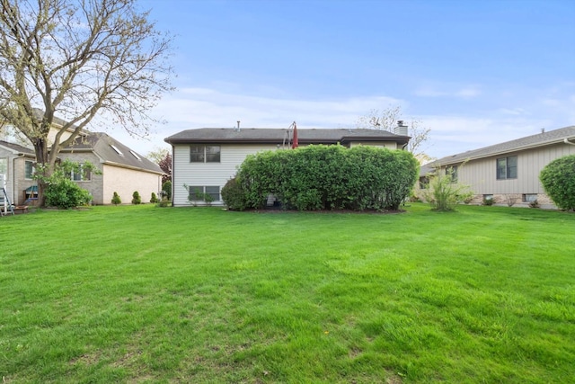 871 Woodcrest Ln, Lemont, IL 60439 - view of grassy yard with stairs, a wooden deck, central AC, and a residential view