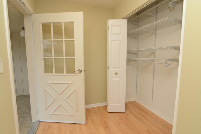 view of closet