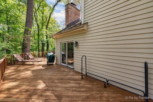 1023 Trillium Trl, West Chicago, IL 60185 - wooden terrace featuring area for grilling