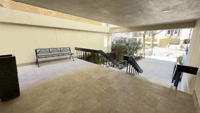 view of patio / terrace featuring a balcony