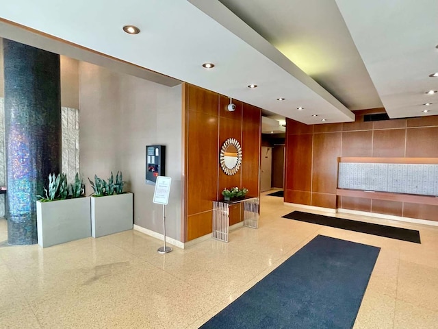 view of community lobby