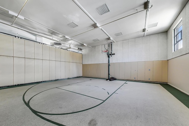 view of sport court with community basketball court