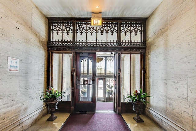 entrance foyer with a high ceiling