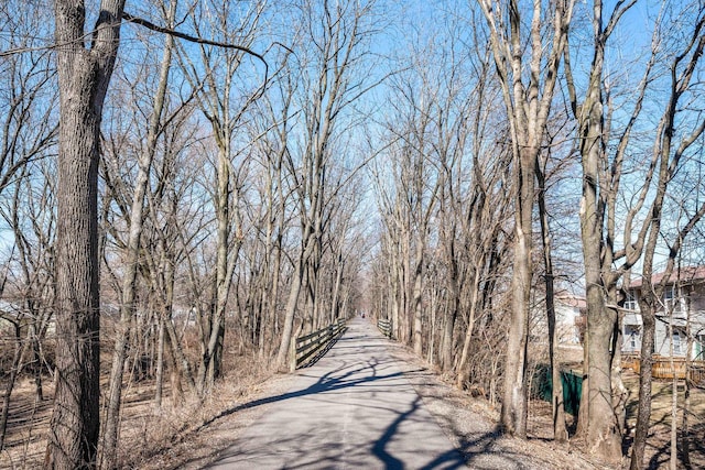 view of road