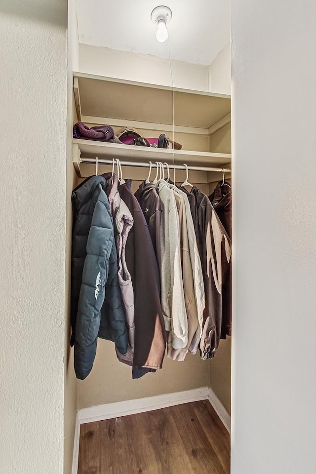 view of closet