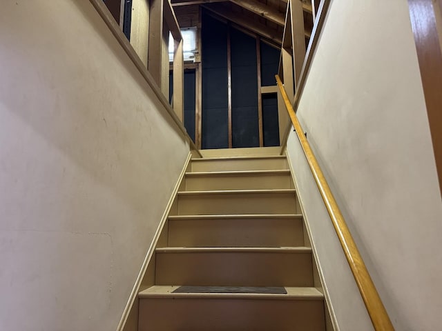 view of staircase