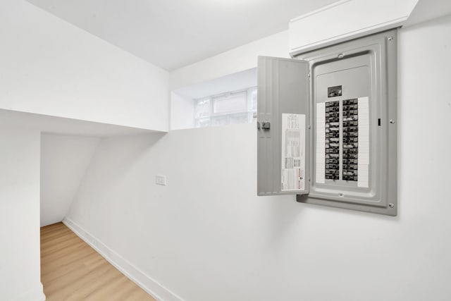 utility room featuring electric panel