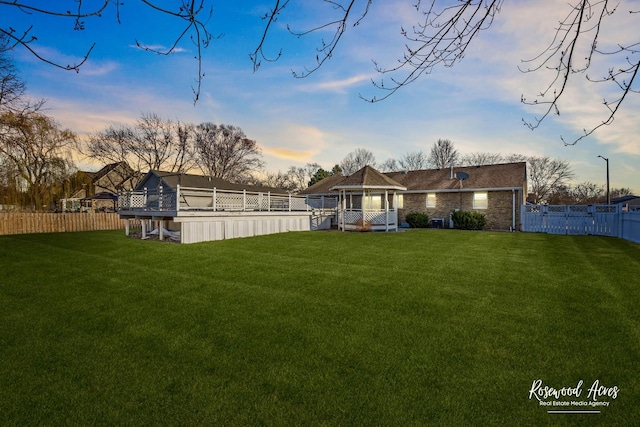 495 Water Tower Rd S, Manteno, IL 60950 - view of yard featuring a fenced backyard and a pool