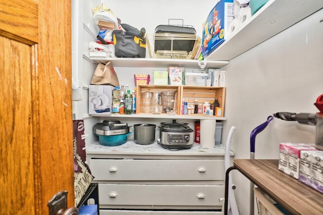 view of pantry