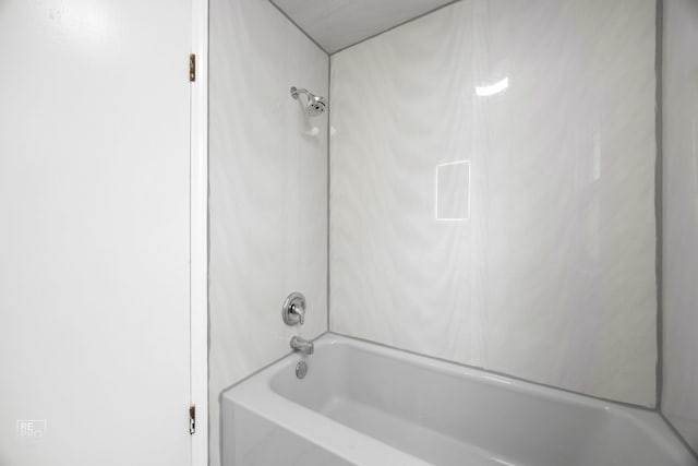 bathroom featuring bathing tub / shower combination