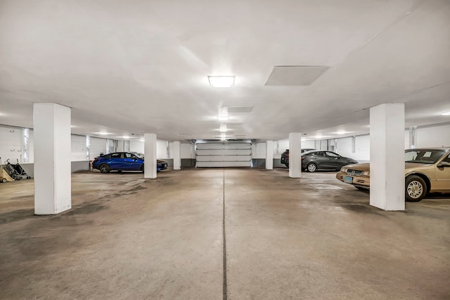 view of parking deck
