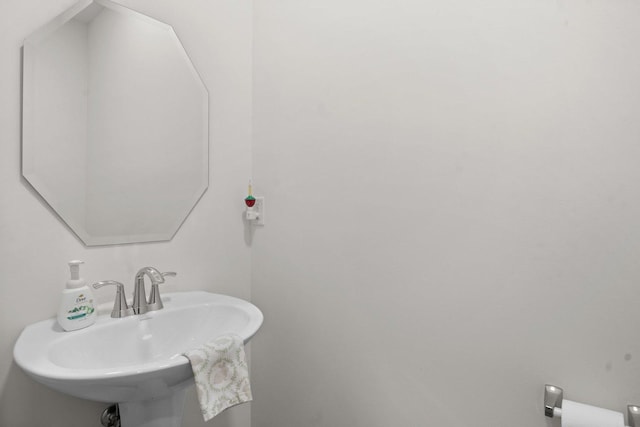 bathroom with a sink