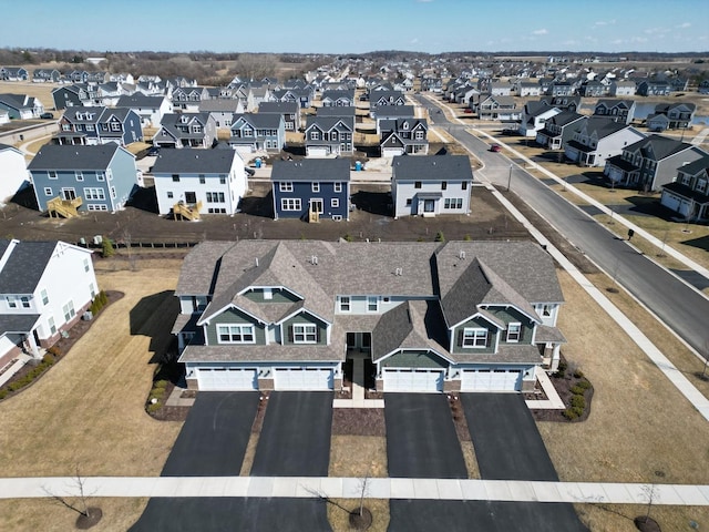 drone / aerial view featuring a residential view