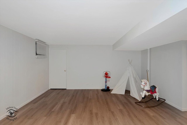27W213 Manchester Rd, Winfield, IL 60190 - finished below grade area featuring light wood-style flooring and baseboards