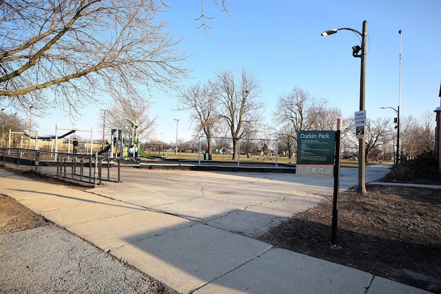 view of home's community with playground community