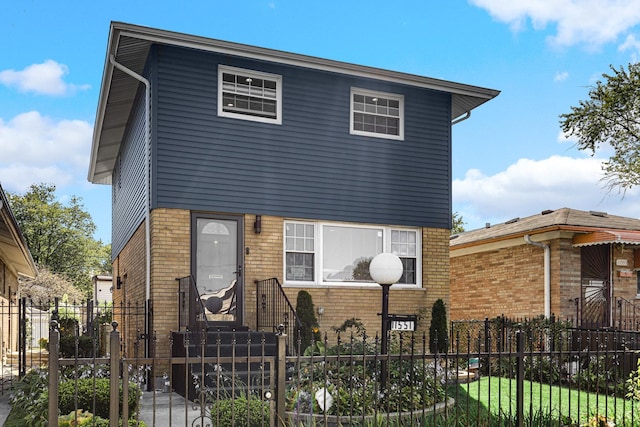 11551 S Justine St, Chicago, IL 60643 - view of front of property with brick siding and a gate