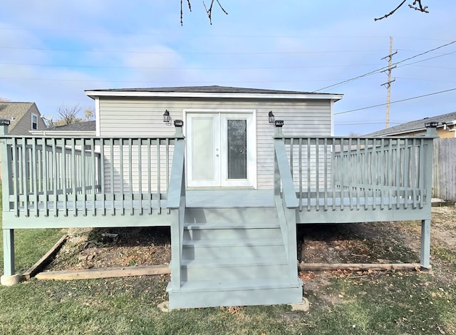 view of outbuilding