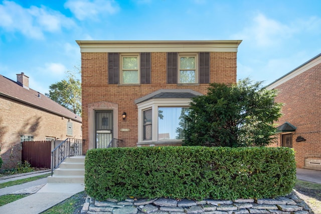 3119 W 83rd St, Chicago, IL 60652 - view of front of property with brick siding and fence