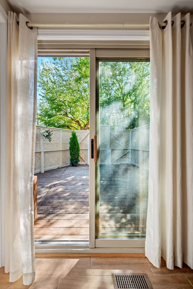 3119 W 83rd St, Chicago, IL 60652 - doorway to outside featuring plenty of natural light and wood finished floors