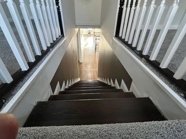 view of staircase