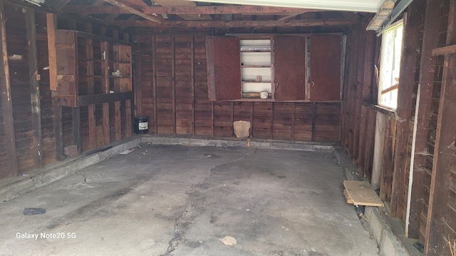 809 W Columbia St, Danville, IL 61832 - interior space featuring unfinished concrete flooring