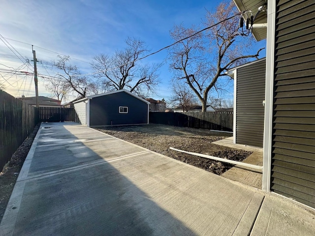 exterior space featuring fence