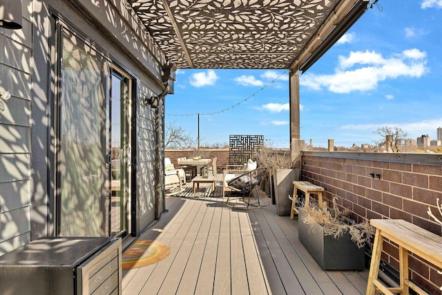 view of deck