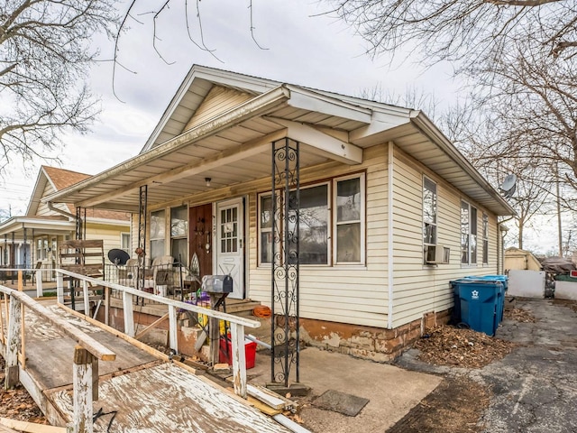 view of front of home