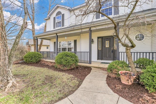 3402 Mill Creek Ct, Champaign, IL 61822 - doorway to property with covered porch
