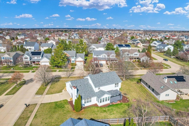 3402 Mill Creek Ct, Champaign, IL 61822 - bird's eye view with a residential view