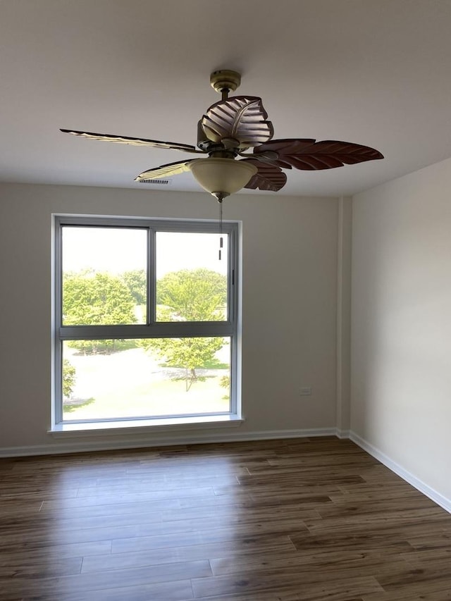 200 Park Ave Unit 531, Calumet City, IL 60409 - spare room with a ceiling fan and wood finished floors