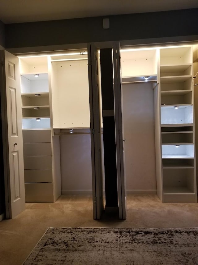 view of closet