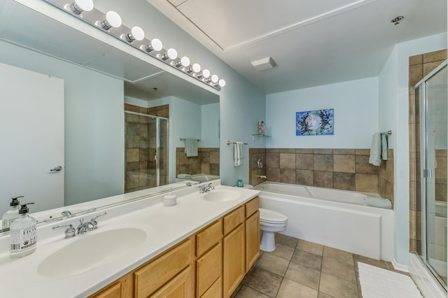 bathroom featuring a sink and a shower stall