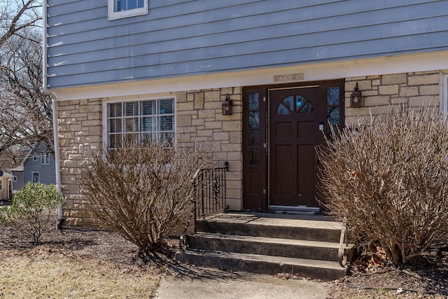 view of entrance to property