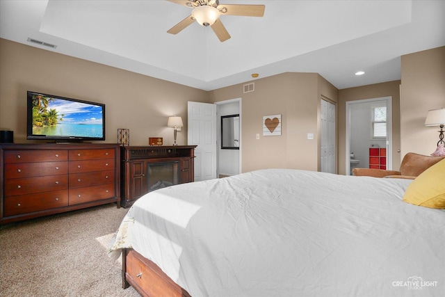 432 S Cherry St, Itasca, IL 60143 - bedroom featuring carpet floors, recessed lighting, and a ceiling fan