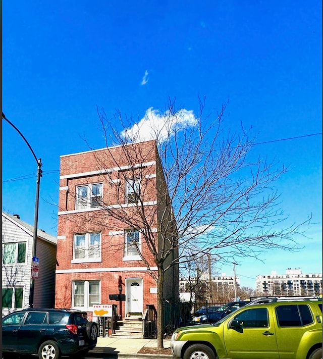 944 W 18th St, Chicago, IL 60608 - view of front facade with brick siding