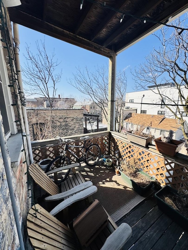 944 W 18th St, Chicago, IL 60608 - view of wooden deck