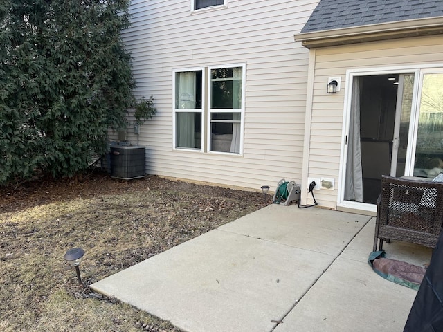 view of patio / terrace with cooling unit