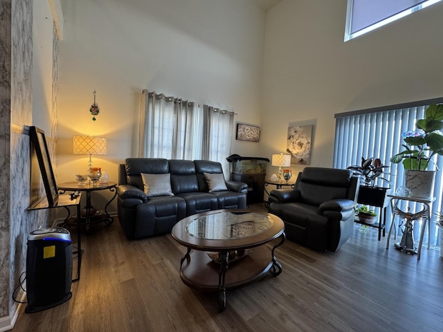 997 Regent Dr, Matteson, IL 60443 - living area with a towering ceiling, wood finished floors, and plenty of natural light