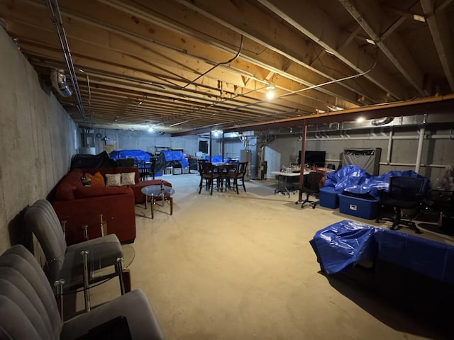 997 Regent Dr, Matteson, IL 60443 - view of unfinished below grade area