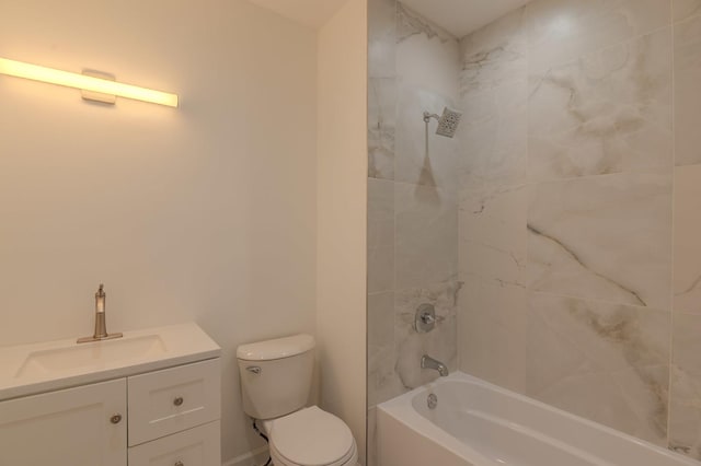 1131 S Ridgeland Ave, Oak Park, IL 60304 - bathroom with shower / bathtub combination, toilet, and vanity
