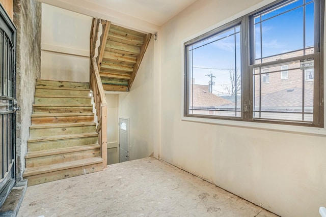 view of stairs