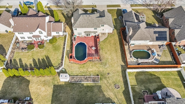 18036 Crystal Ln, Lansing, IL 60438 - aerial view featuring a residential view