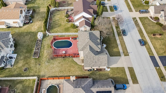 18036 Crystal Ln, Lansing, IL 60438 - birds eye view of property featuring a residential view