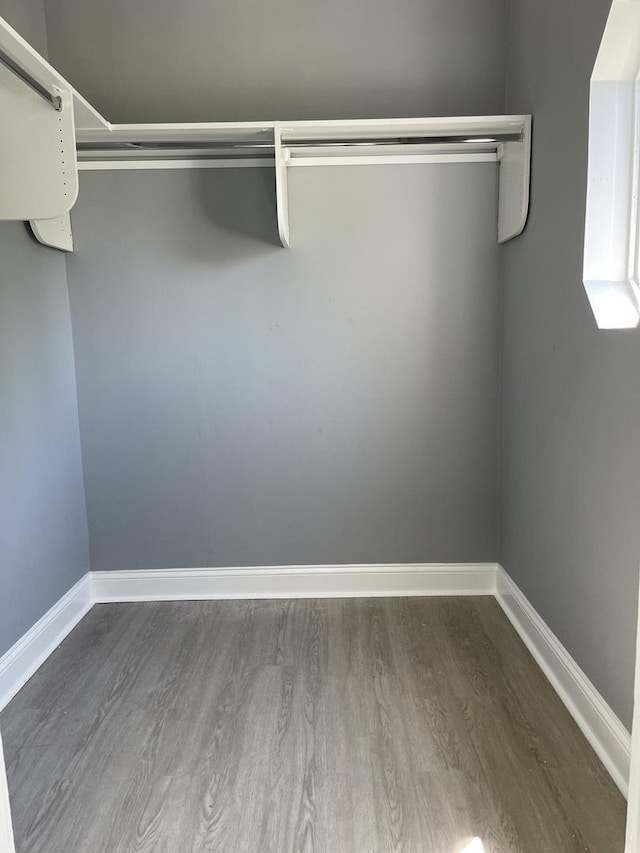1812 W Erie St, Chicago, IL 60622 - walk in closet with wood finished floors