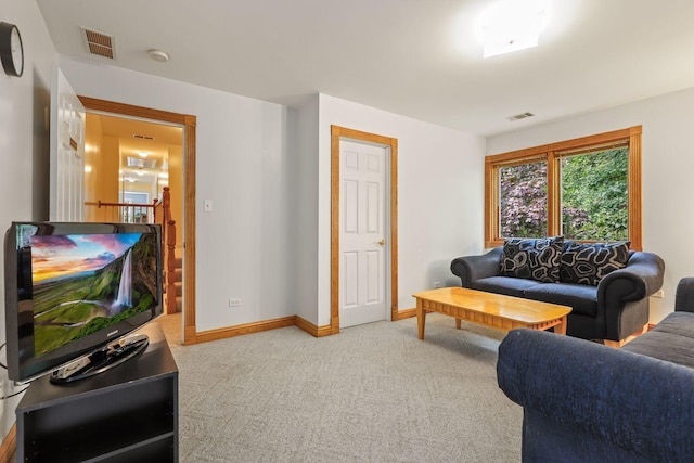 3048 Brampton Ln, Dyer, IN 46311 - carpeted living room with baseboards
