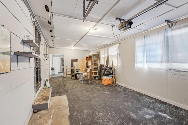 16641 Honore Ave, Markham, IL 60428 - interior space with baseboards and a garage door opener