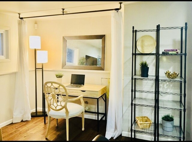318 N Oaklawn Ave, Elmhurst, IL 60126 - office with wood finished floors and baseboards