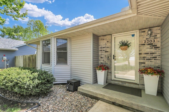 2203 E Pennsylvania Ave, Urbana, IL 61802 - property entrance featuring fence